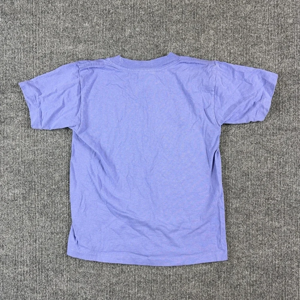 Prairie Mountain Shirt Kids 8 Purple Sedona Dancing Coyote Graphic Cartoon Tee